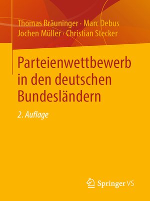 cover image of Parteienwettbewerb in den deutschen Bundesländern